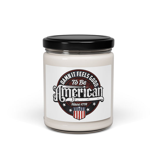 Patriotic Scented Soy Candle, Aromatic Gift for Americans, 4th of July Decor, Home Fragrance, Memorial Day, Independence Day