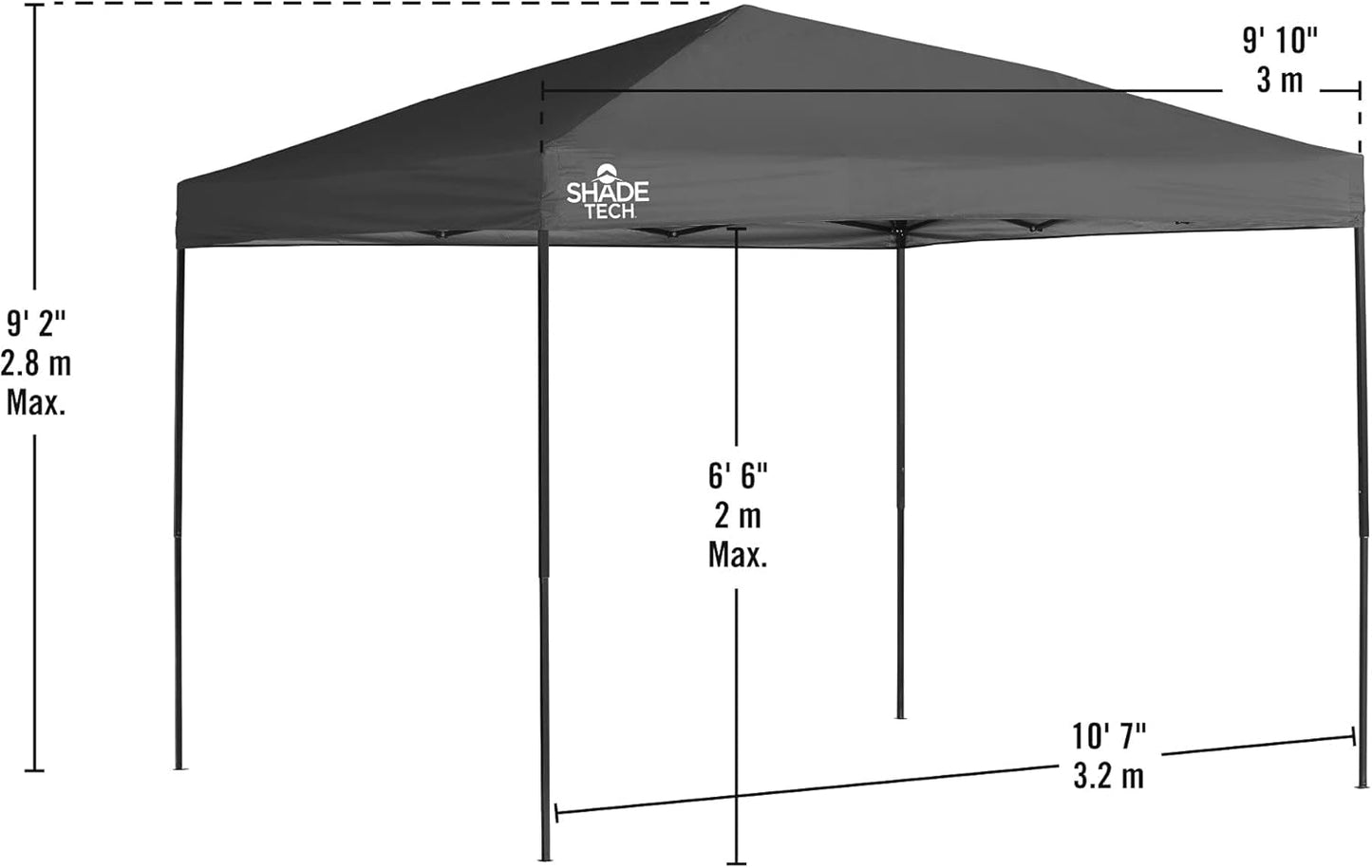 Shade Tech II ST100 10'x10' Instant Canopy